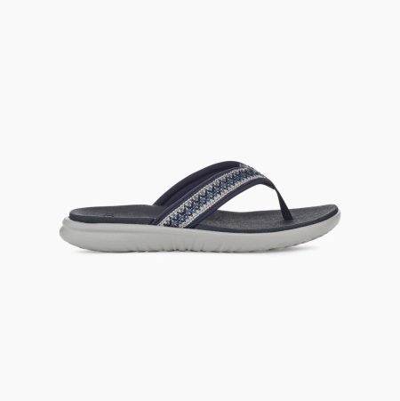 UGG Union Tasman Dark Blue Flip Flops for Men (DTOG87350)